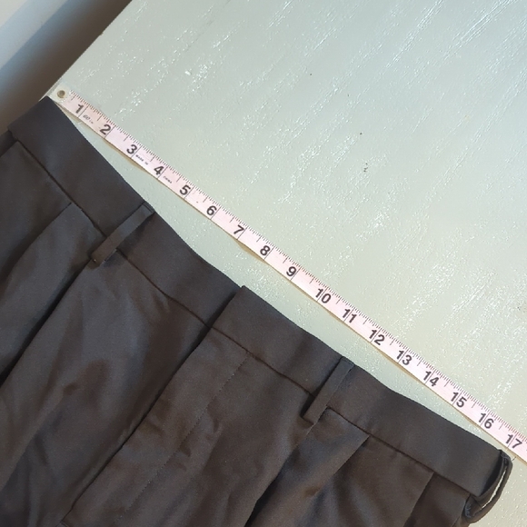 Haggar Dress Pants Black Premium Comfort 34x29 - Picture 5 of 6